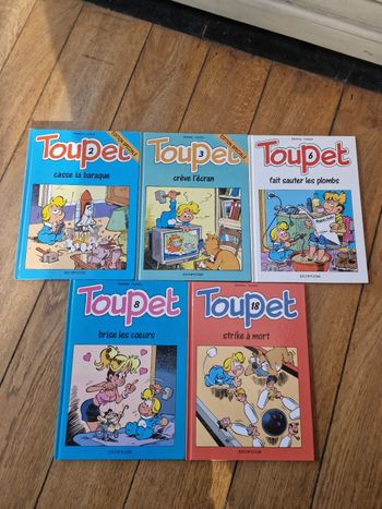 Lot de 5 bd le toupet