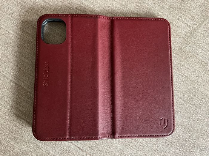 Coque en cuir portefeuille IPhone 11 Shiedon - photo numéro 6