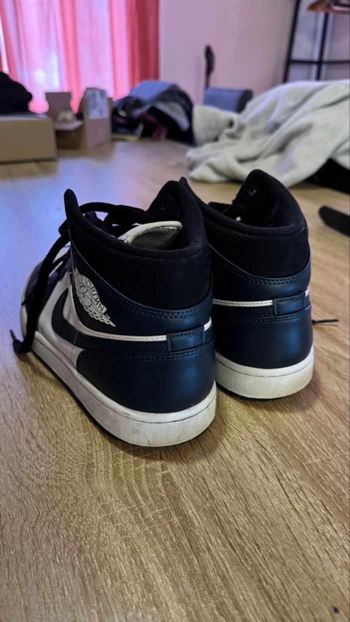 air jordan 1 mid dark teal - photo numéro 3