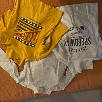 Lot de tee-shirts col roulé tape à l’œil