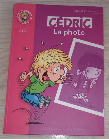 Livre Cédric "La photo" Bibliothèque rose
