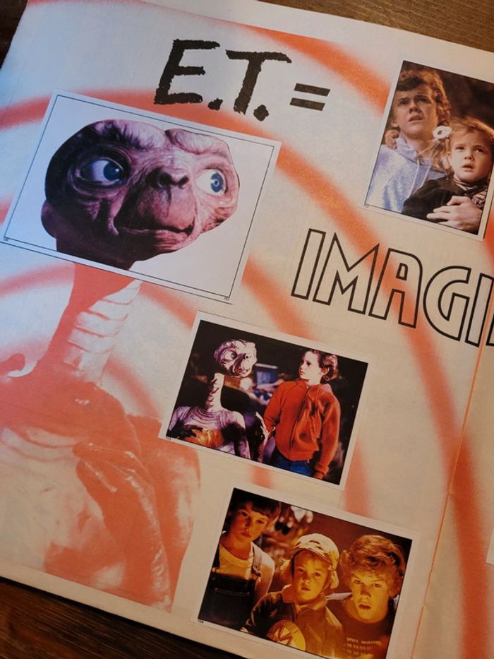 RARE Album Panini complet ET E.T. L'extraterrestre stickers autocollants - photo numéro 7
