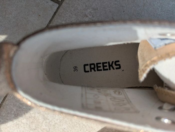 Superbes baskets montantes creeks T39 - photo numéro 6