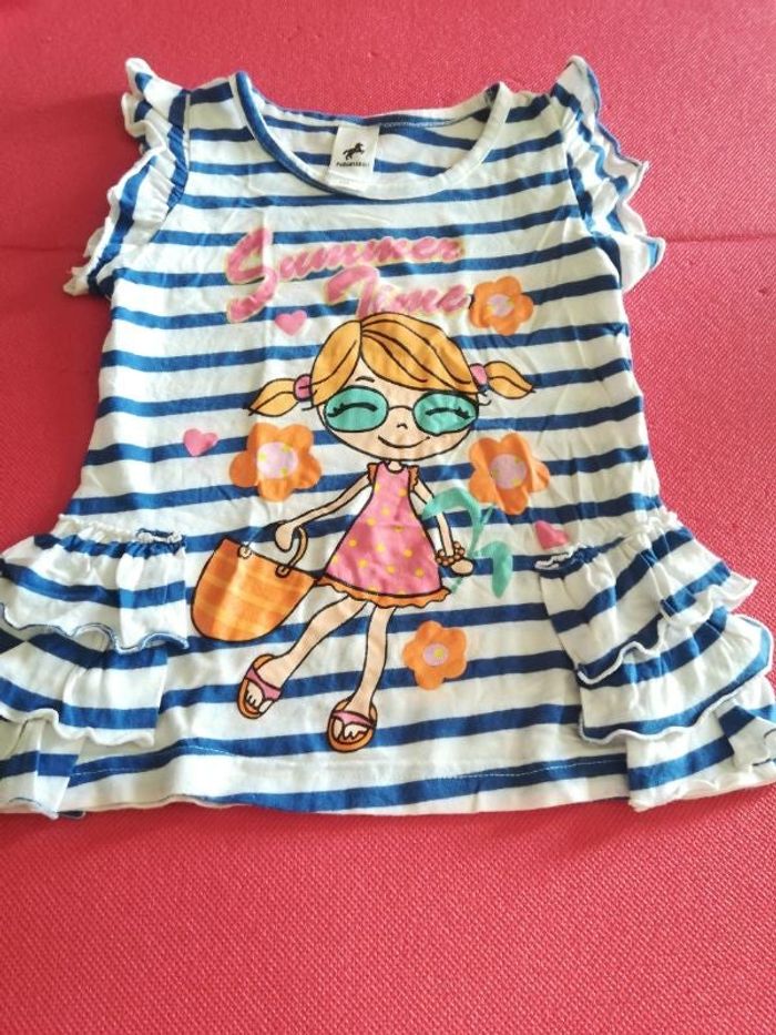 Tee-shirt a volants 116 cms PALOMINO C&A