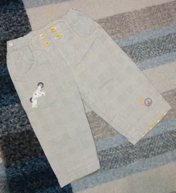 Pantalon en toile fille 9 mois sergent major