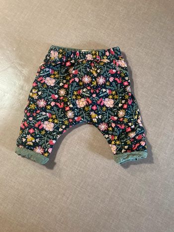 Pantalon bébé velours réversible Du Pareil au Même - 6 mois (68 cm)
