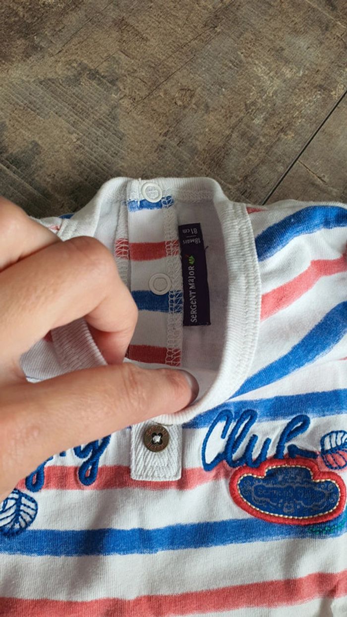 Tshirt Sergent major 18 mois en très bon état - photo numéro 3