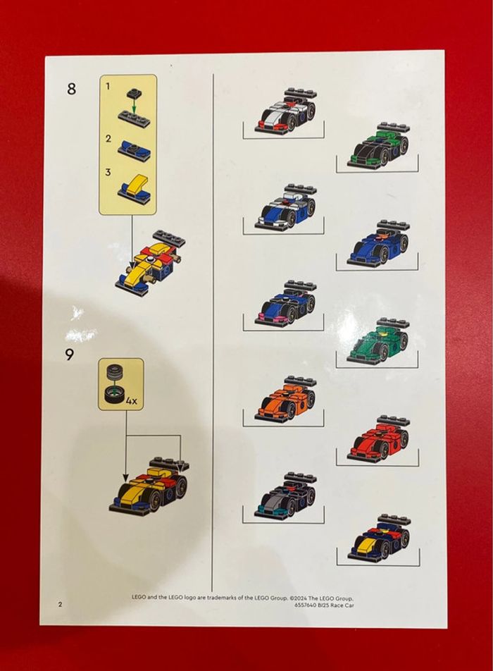 Lot X3 Lego Polybag Speed Champions + 2 Race car - photo numéro 4