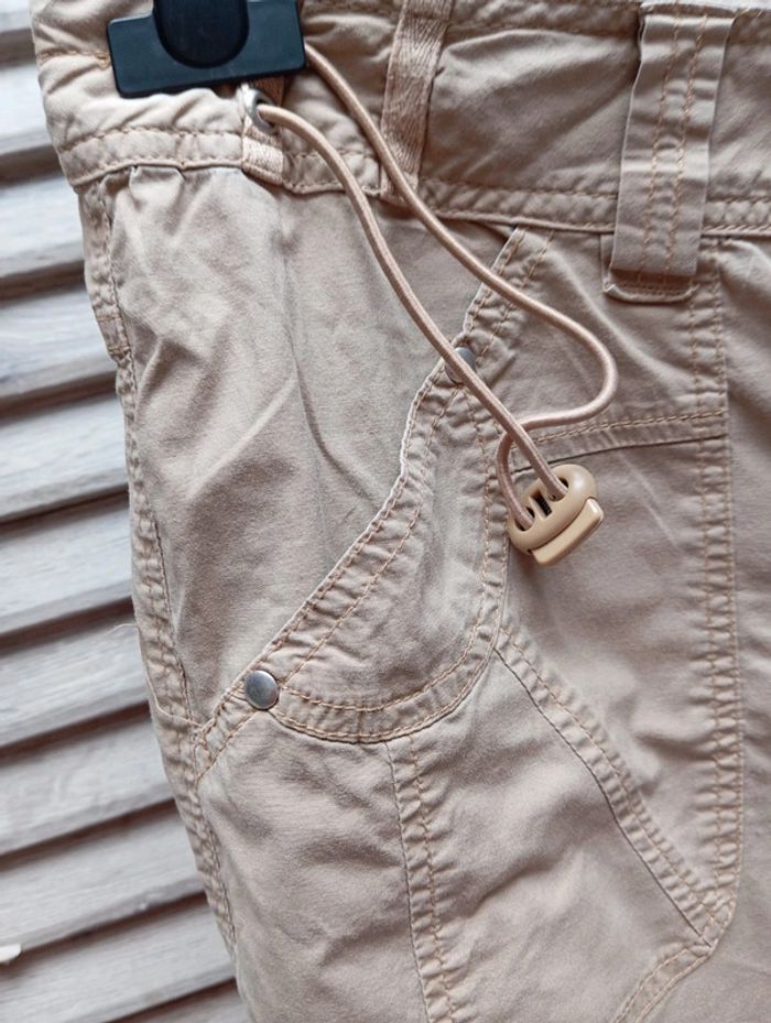 Pantacourt beige taille 46 - photo numéro 2