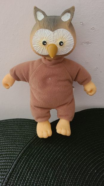 figurine hibou les copains de la forest berchet -