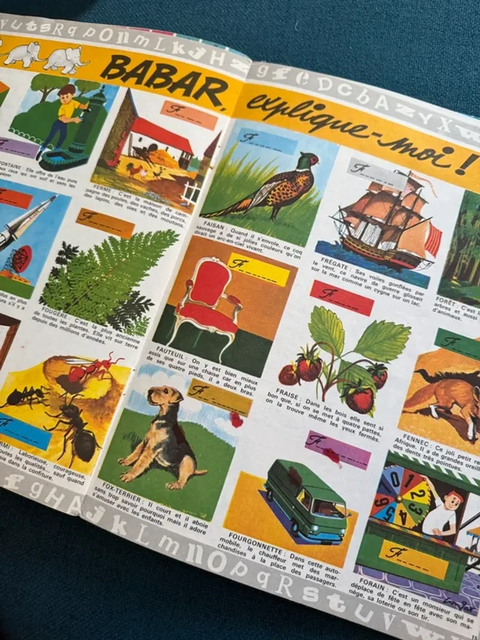Recueil livre album ancien vintage Le Journal de Babar N1 numéro 1 bleu magazine - photo numéro 17