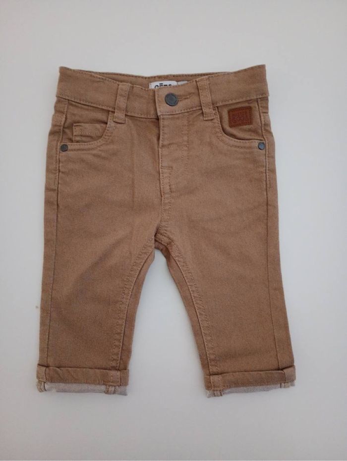 Jeans bébé camel 6 mois Gemo