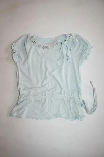 Tee shirt manches courtes bleu ciel Catimini 3 ans