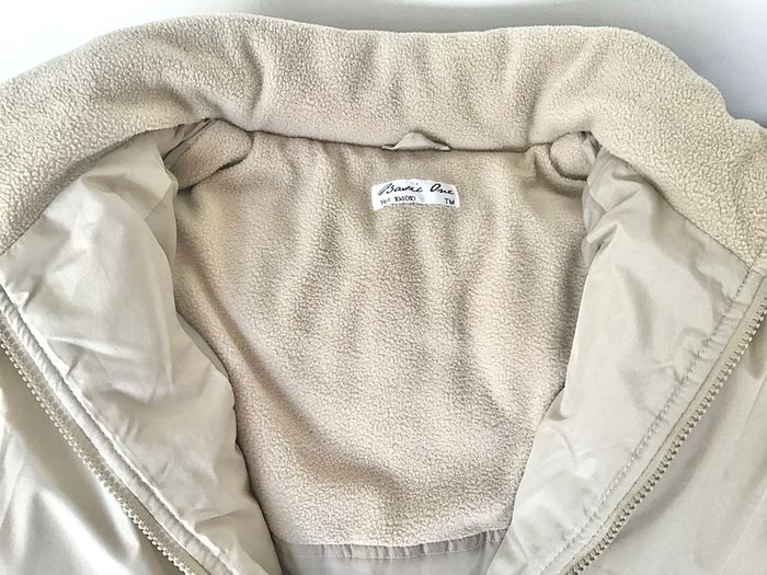 Manteau doudoune beige bien chaude taille M - photo numéro 3