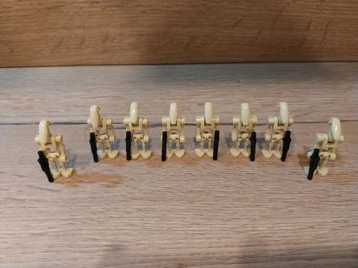 Figurines type lego 8 droides de combats star wars - photo numéro 3