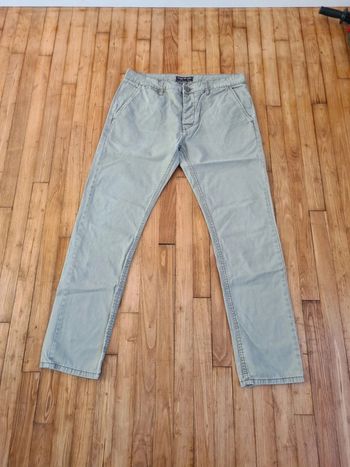 Pantalon chino couleur camel taille italienne 46