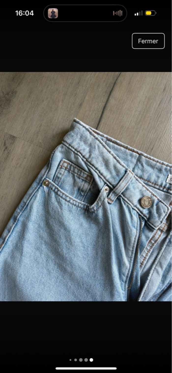 jeans large bleu femme - photo numéro 7