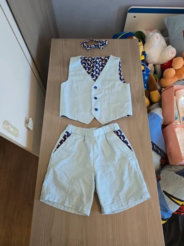 Costume fait main garçon taille 4 ans - photo numéro 3
