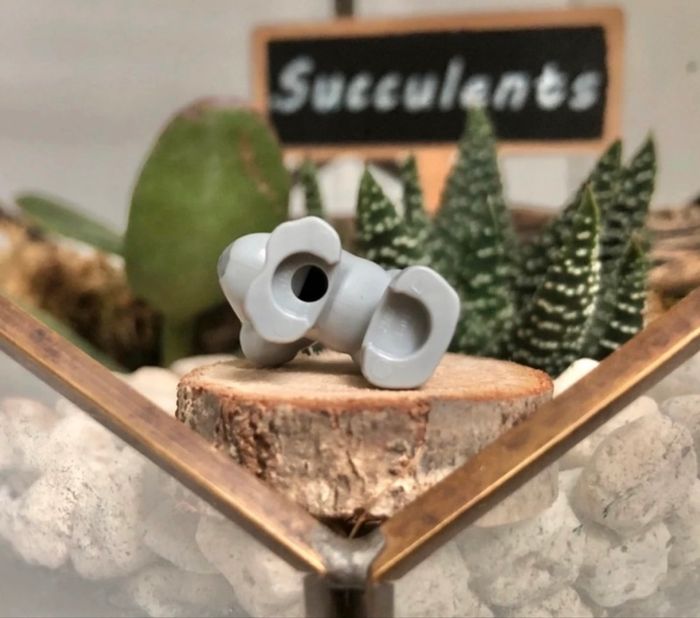 Lego Animaux Friends : Chien / Chiot gris tacheté gris foncé - NEUF - photo numéro 5