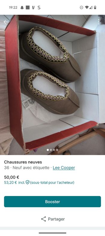 Chaussures neuves
