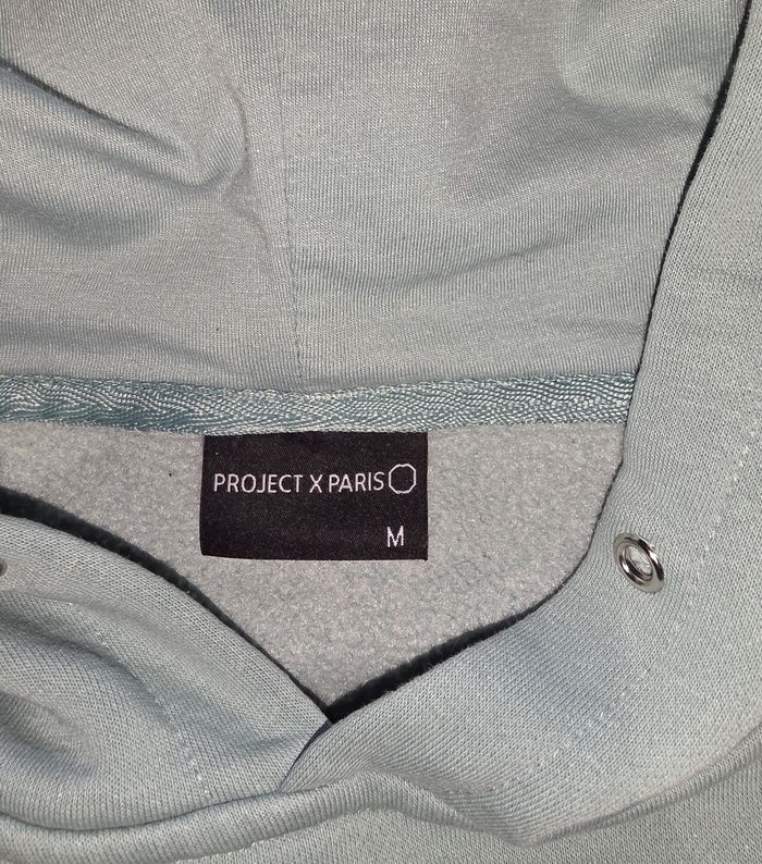 Sweat a capuche bleu M - photo numéro 5