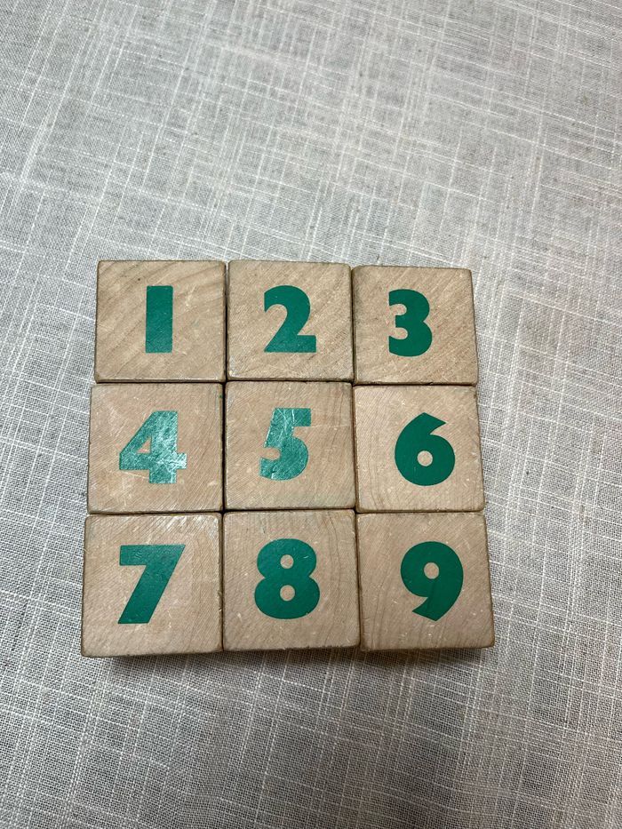 Cubes en bois vintage - photo numéro 4