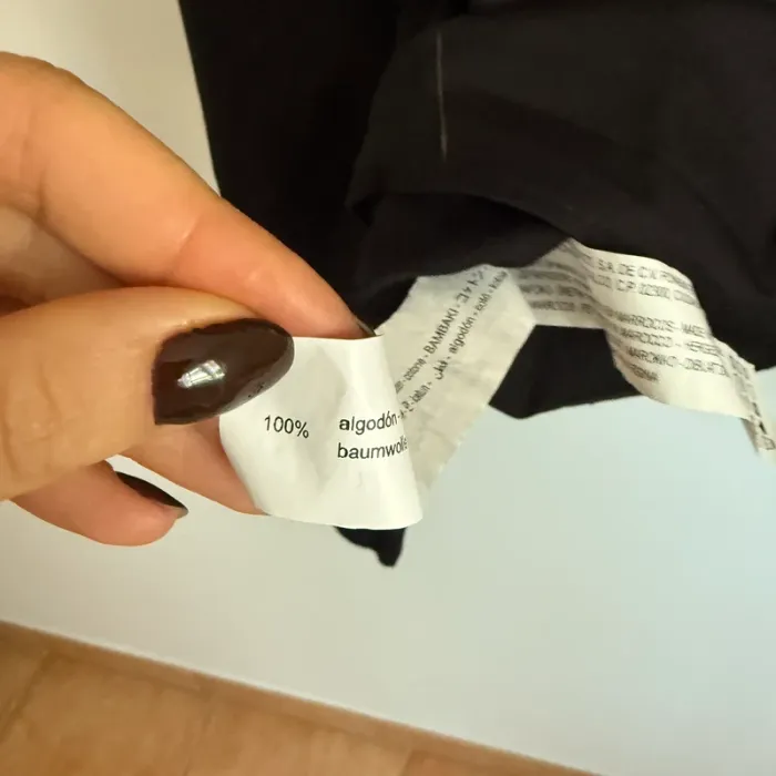 Chemise cropped noire 100% coton Zara - Taille S - photo numéro 7