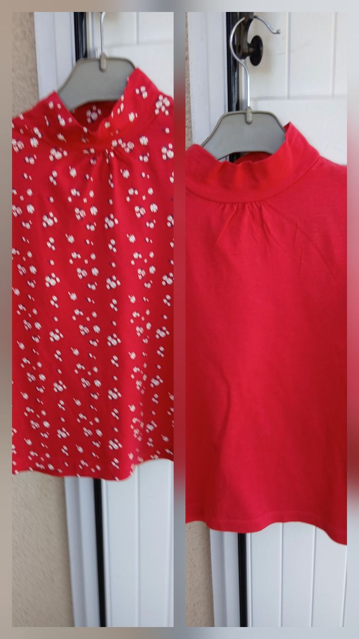 Lot de 2 sous pulls filles tissaia taille 8 ans