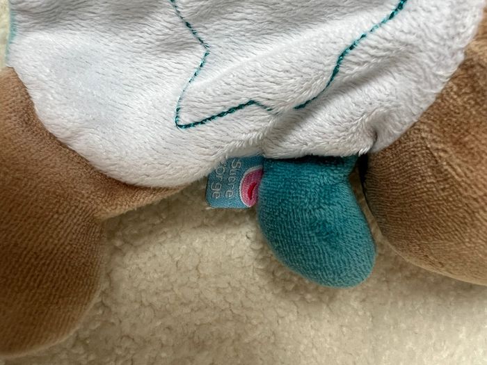 Doudou semi plat ours sucre d’orge - photo numéro 2