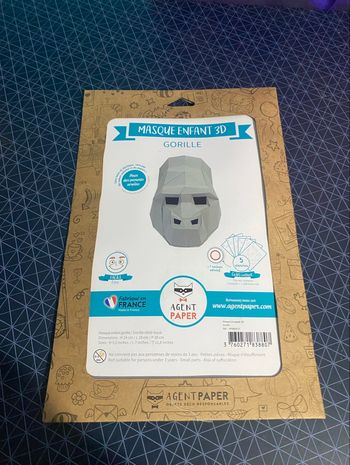 Masque carton 