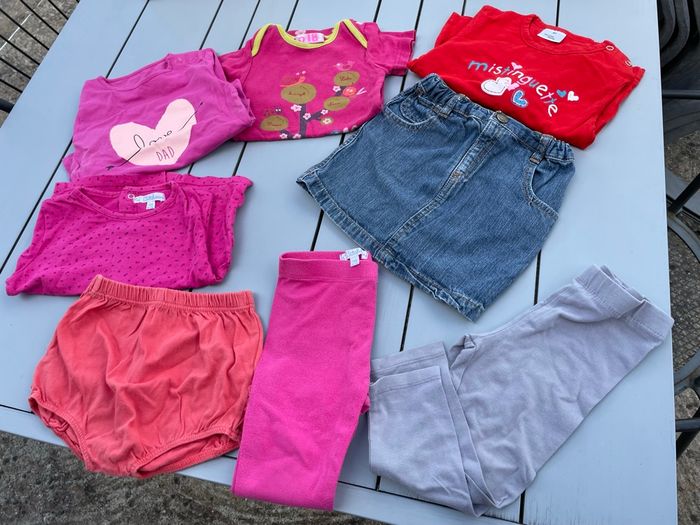 Lot de vêtements fille 18 mois