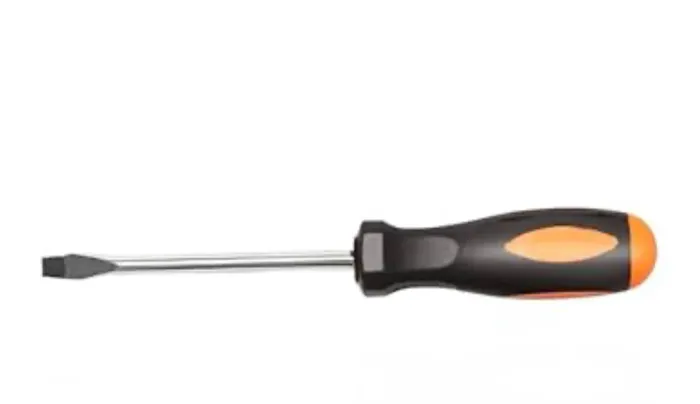 Tournevis plat orange et noir- 20 cm Neuf