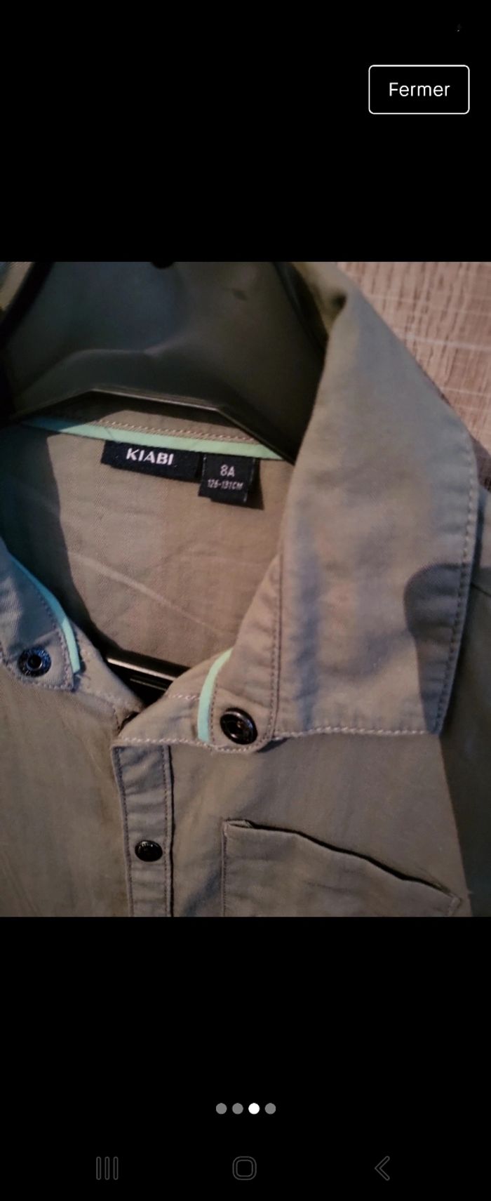 Chemise kaki - photo numéro 3