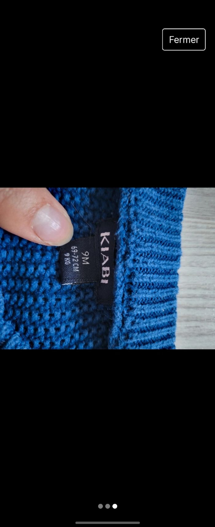 Gilet en maille avec fermeture éclaire - photo numéro 3