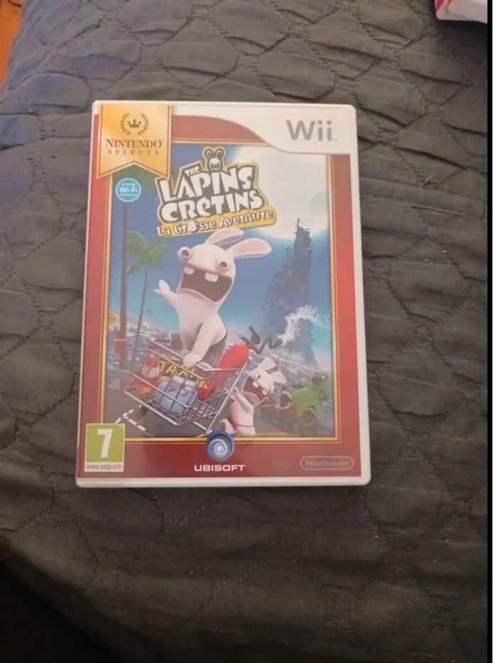Jeu wii les Lapins Crétins la grosse aventure