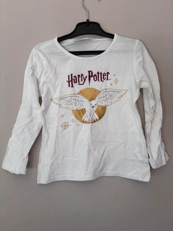 🌸T-shirt manche longue blanc Harry Potter 5 ans 🌸
