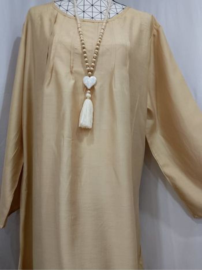 Robe chemise élégante grande taille 54 – coupe ample et manches oversize, chic et confortable toutes saisons - photo numéro 8