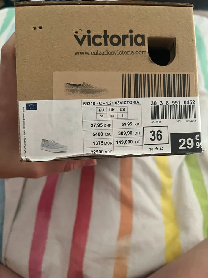 Tennis femme victoria bleu ciel 36 - photo numéro 4