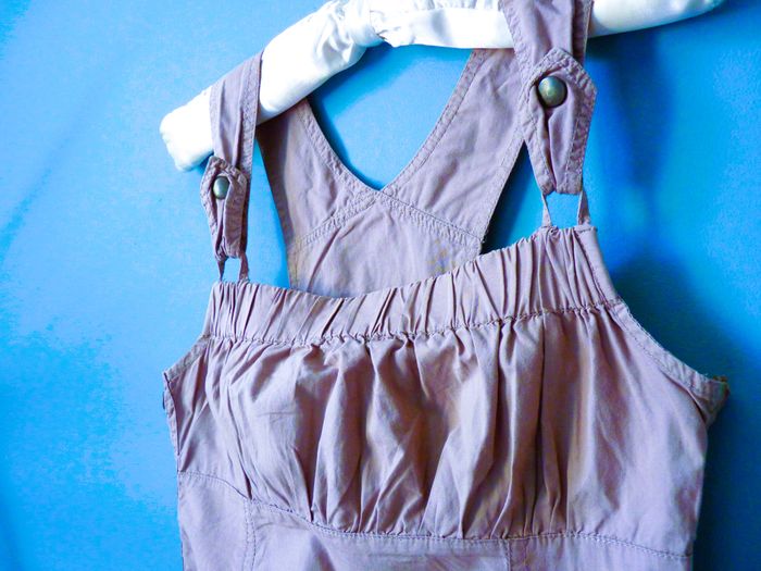 robe femme cache cache S 36 beige gris epaules denudees TBE - photo numéro 2