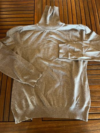 Pull col roulé