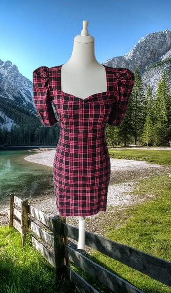 Robe a carreaux, Bershka, taille M