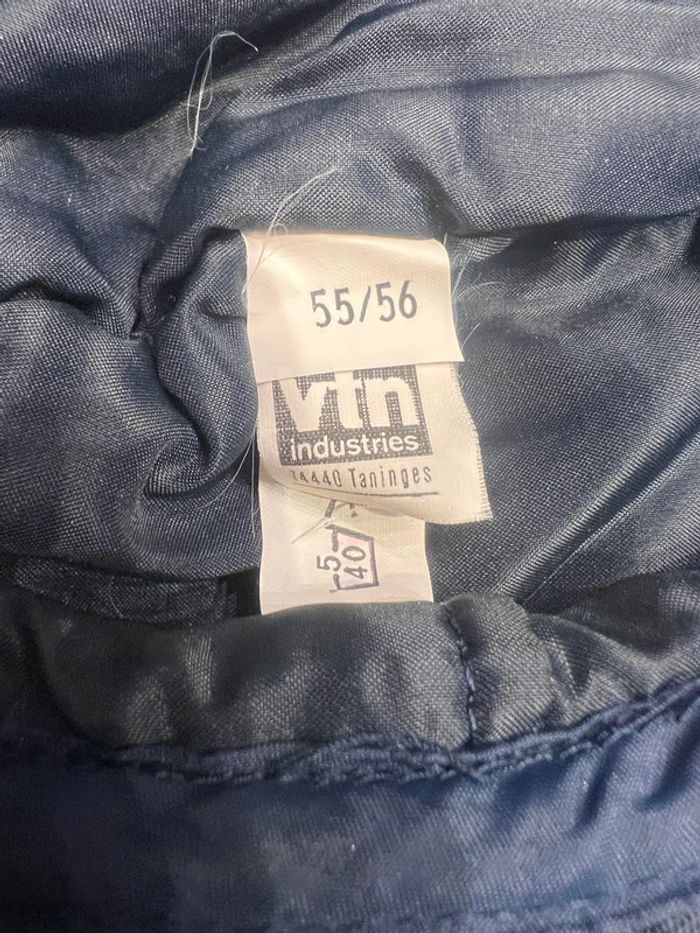 casquette chaude temps froid gendarmerie bleu vtn industrie neuf - photo numéro 5