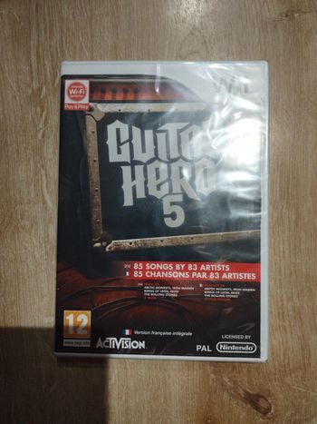 Blister Guitar hero 5 Nintendo Wii