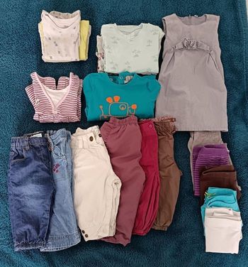Lot de vêtements 6 mois fille en très bon état 