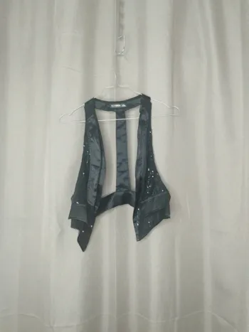 Veste sans manches à sequins