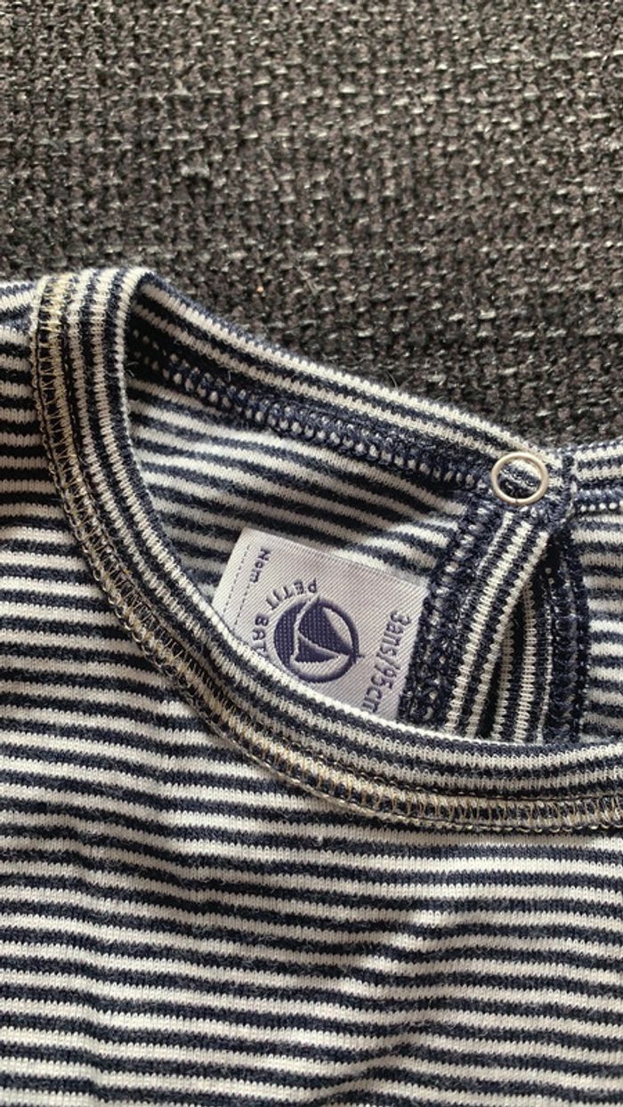Robe en coton marinière, Petit bateau, 3 ans, comme neuve - photo numéro 5