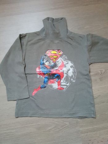 T-shirt manches longues avec col roulé taille 3 ans