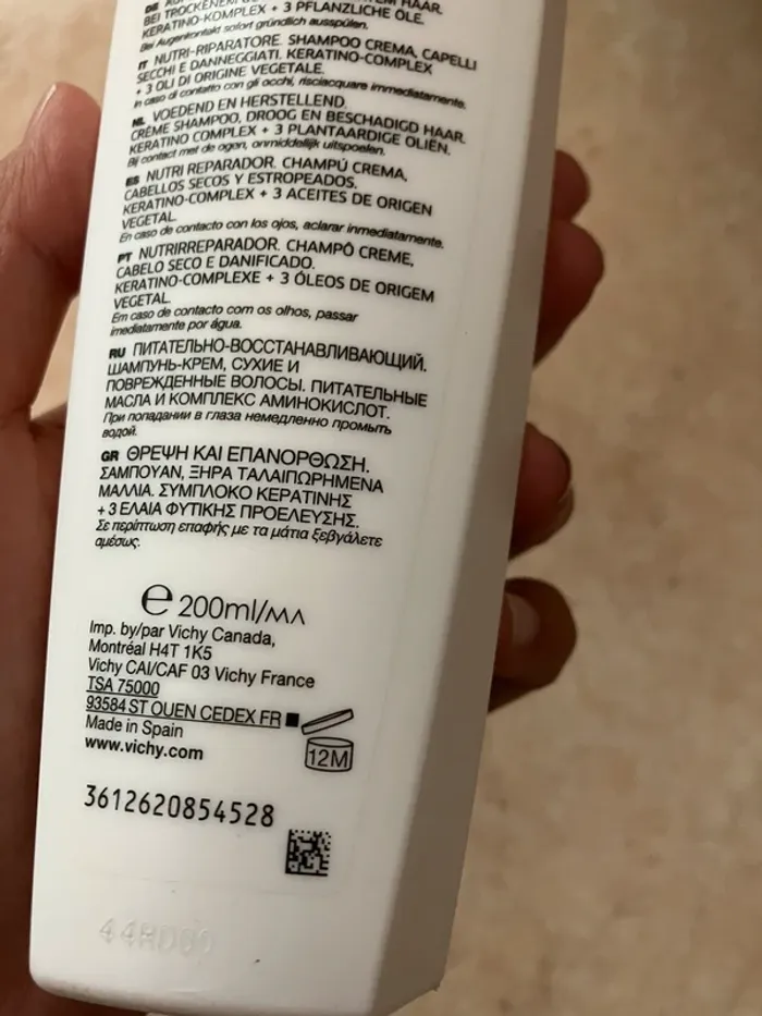 Shampooing crème dercos Vichy - photo numéro 4