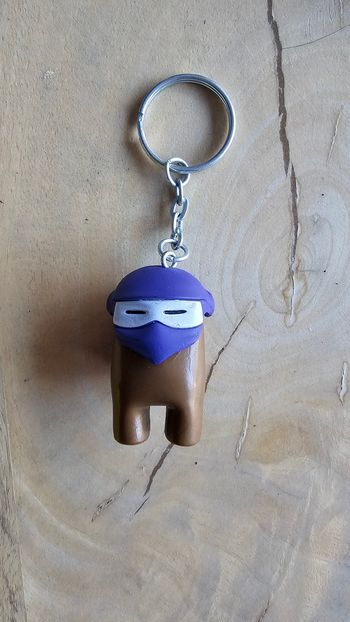 Porte-clés clés among us