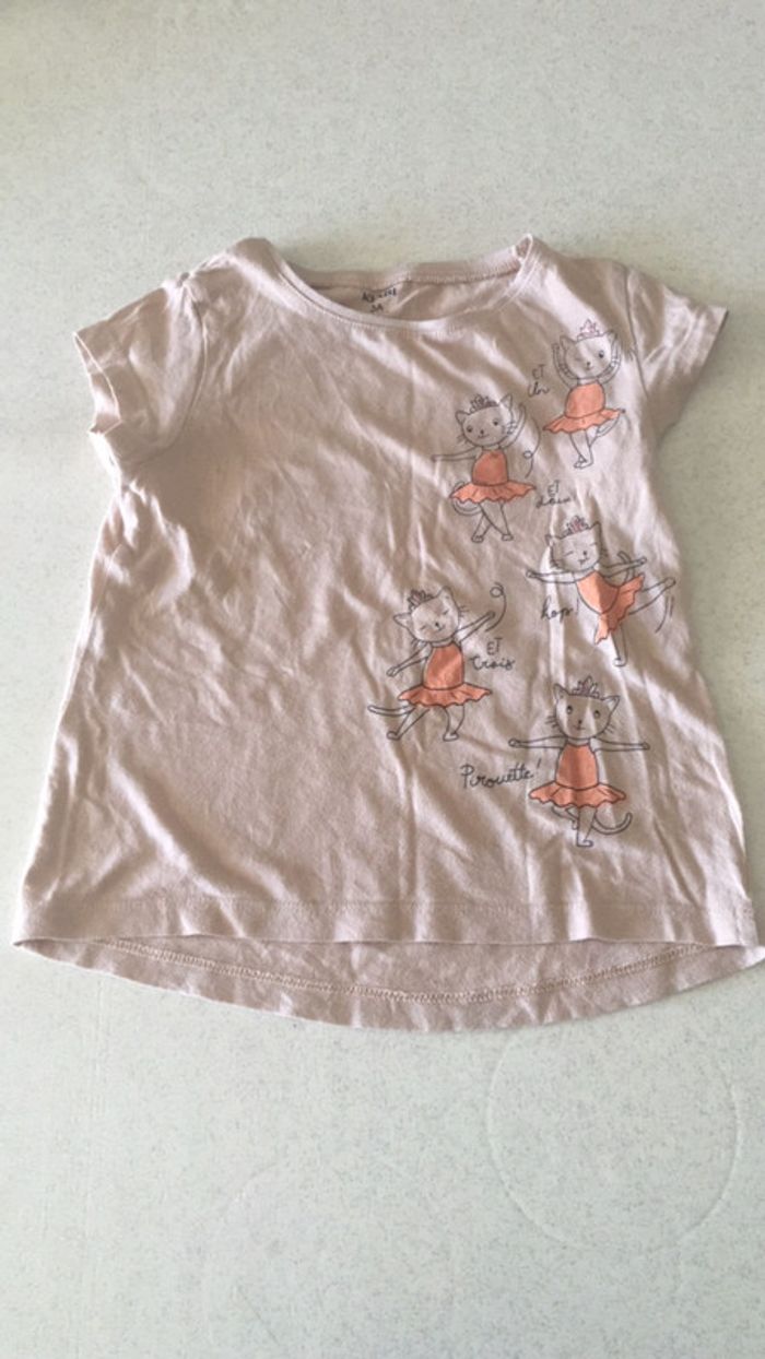 T-shirt 3 ans fille
